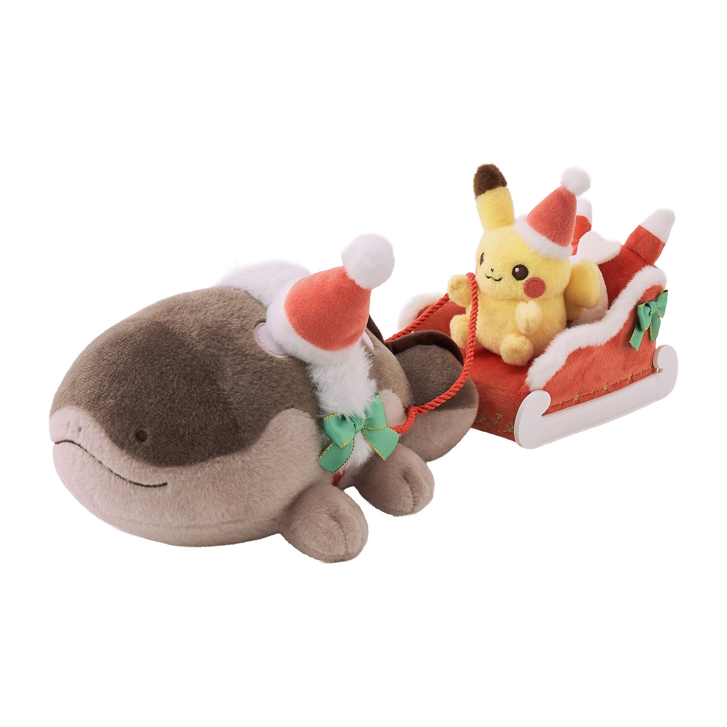 プレゼントお届けチュウぬいぐるみ クリスマスじゅんびチュウ！ ピカチュウ ドオー　5,500円