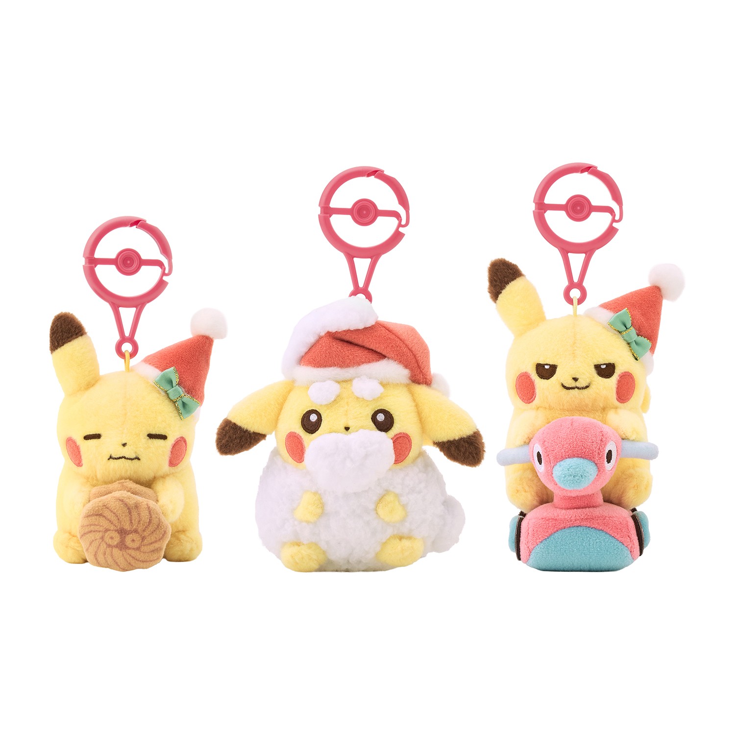 マスコット クリスマスじゅんびチュウ！　各2,200円