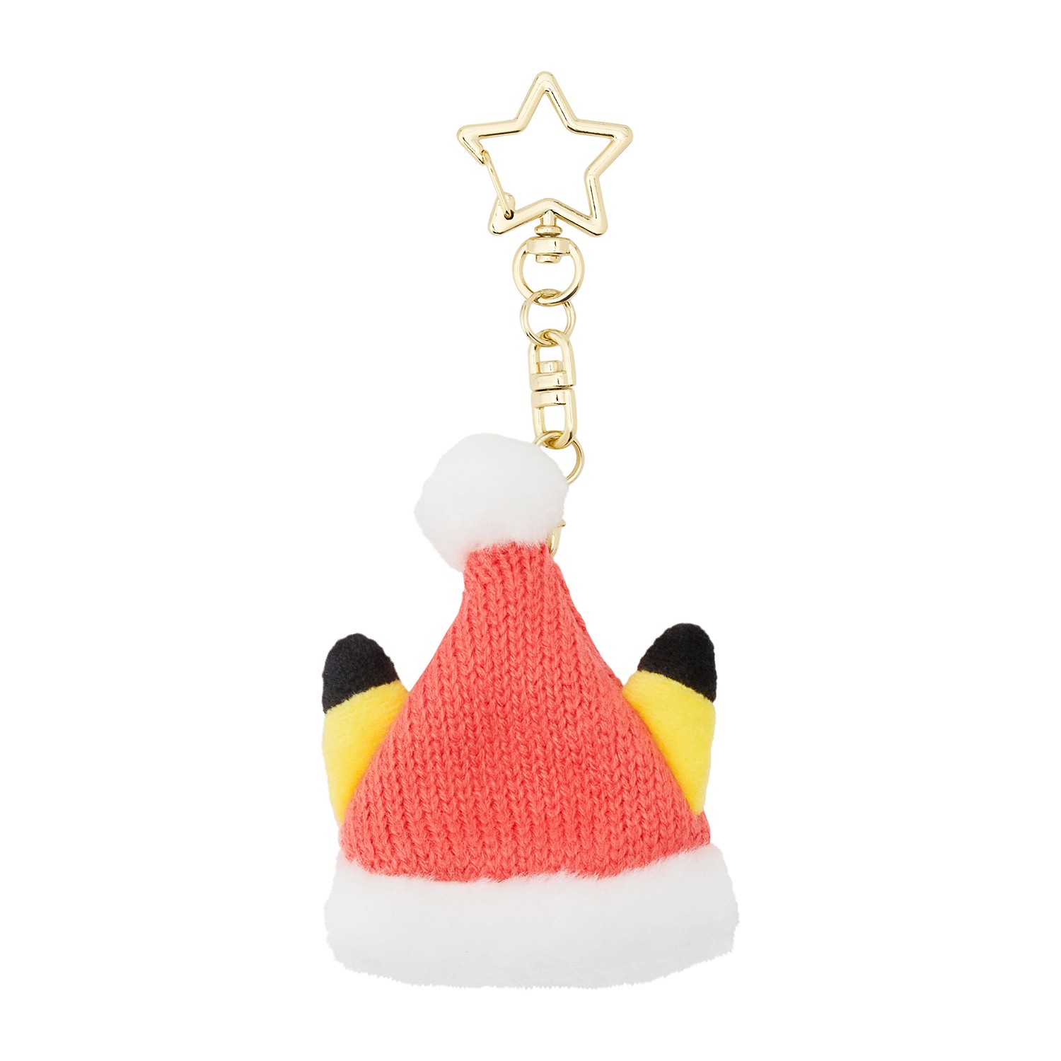 ピカみみサンタ帽キーホルダー クリスマスじゅんびチュウ！　825円