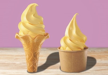 「北海道ソフトクリームさつまいも」(430円)