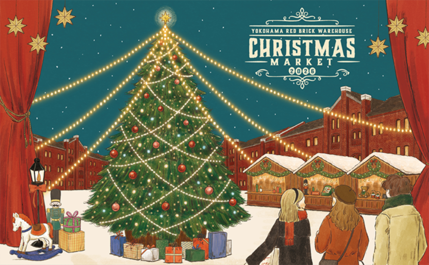 「Christmas Market in 横浜赤レンガ倉庫」イベント キービジュアル