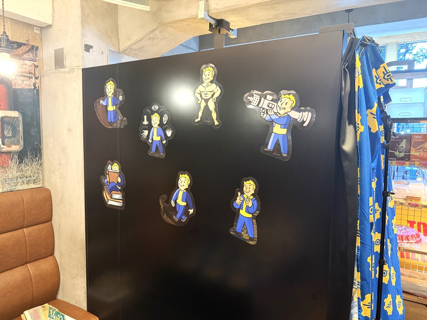 Vault-boyの装飾も可愛らしい