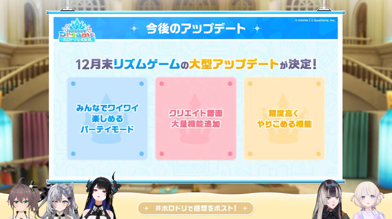 今後のアップデート