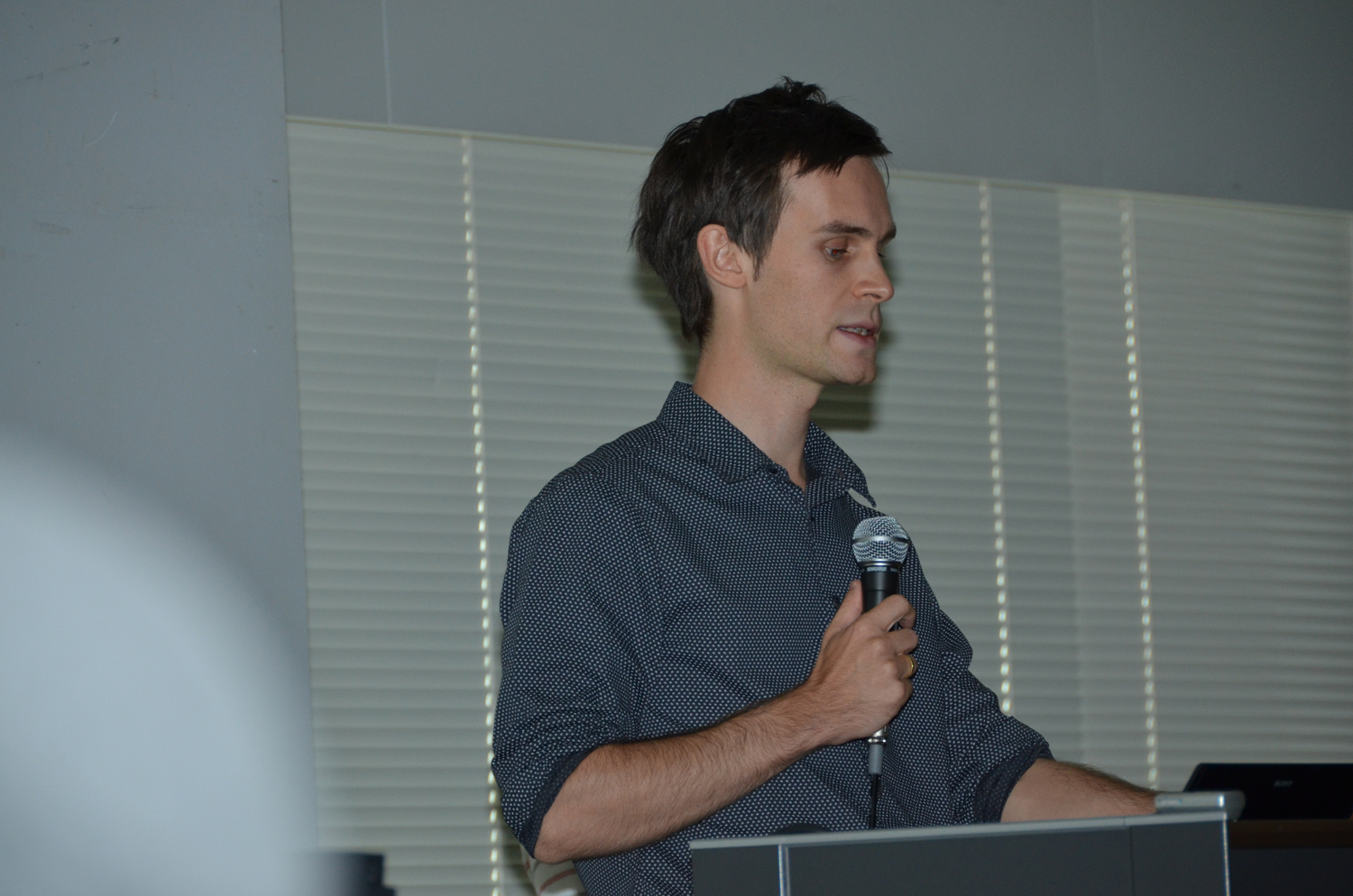 ComputeShader技術関連について講演したGavrenkov Ivan氏（グラフィックスプログラマー）