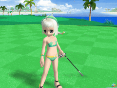 WIN「スカッとゴルフ パンヤ」に2013年新作水着が登場 - GAME Watch