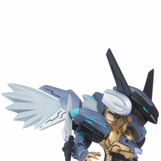 デフォルマシオンズ ジェフティ」付属パーツでポージングもバッチリ