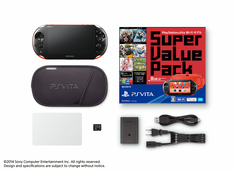 SCEJA、PS Vitaの新色を同梱した「PlayStation Vita Super Value Pack
