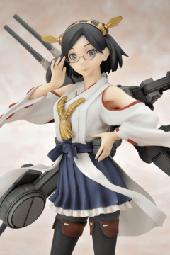 【美品・レア】艦隊これくしょん 艦これ 霧島 キューズQ フィギュア キューズQ、「艦隊これくしょん -艦これ-」の霧島をフィギュアに