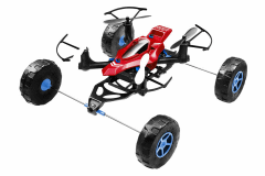 即決即納　定価9250円　未使用品　タカラトミー　水陸空RC アンリミテッドブルー　屋内&屋外用 ドローン　ラジコン ヘリコプター : 水陸空RC アンリミテッドブルー : おもちゃ