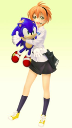 SEGA ソニック&凛ちゃんフィギュア(100名限定シリアルNO.入り) Amazon.co.jp: ラブライブ セガスタッフイメージガール凛ちゃん