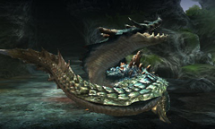 モンスターハンタークロス」。海竜“ラギアクルス”を紹介！ - GAME Watch