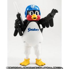 ヤクルトのマスコット「つば九郎」、アクションフィギュアで登場