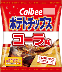 アミューズメント景品お菓子詰め合わせ　ポテトチップス　グミ　チョコ　コーラ ナムコ、クレーン景品に「ポテトチップス味 コーラ」を開発！ - GAME Watch