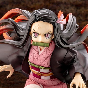 鬼滅の刃」より迫真の表情の炭治郎と禰豆子のフィギュアが