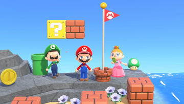 あつまれ どうぶつの森」がマリオ35周年「ピンバッジチャレンジ