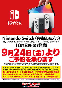 9月22日更新】発売日に新型Switchがほしい！ 「Nintendo Switch
