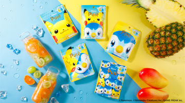 ピカチュウとポッチャマのパッケージが目印！ 「ピュレグミ