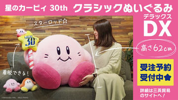 星のカービィ」30周年メインビジュアルより6種のカービィが