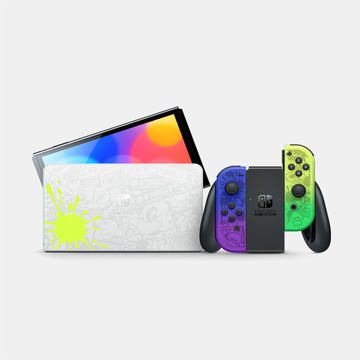 Switch本体有機EL   スプラトゥーン本体ケース セット 【美品】 Nintendo HEG-S-KCAAA 【Switch】 ☆ニンテンドースイッチ本体