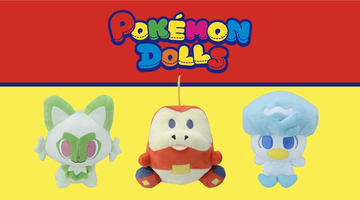 ポケモンセンター　ニャオハ　ホゲータ　クワッス ぬいぐるみ「POKÉMON DOLLS」シリーズに「ポケモンSV」ニャオハ