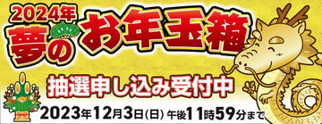 ヨドバシカメラ、「2024年 夢のお年玉箱」の抽選結果を発表