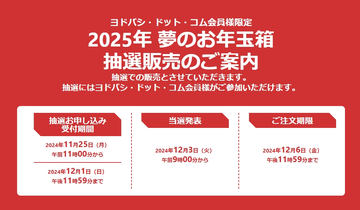 ヨドバシ　お年玉箱 2025年ヨドバシ夢のお年玉箱「調理家電の夢」ネタバレ | こまめ
