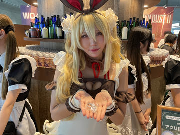 ブラウンダスト 2」ブースで等”尻”大マウスパッド＆等身大