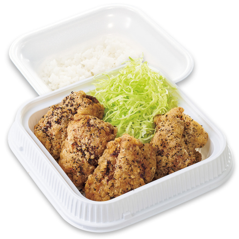 「梅しそからあげ弁当（テイクアウト）」（745円）