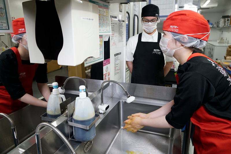 徹底した衛生対策