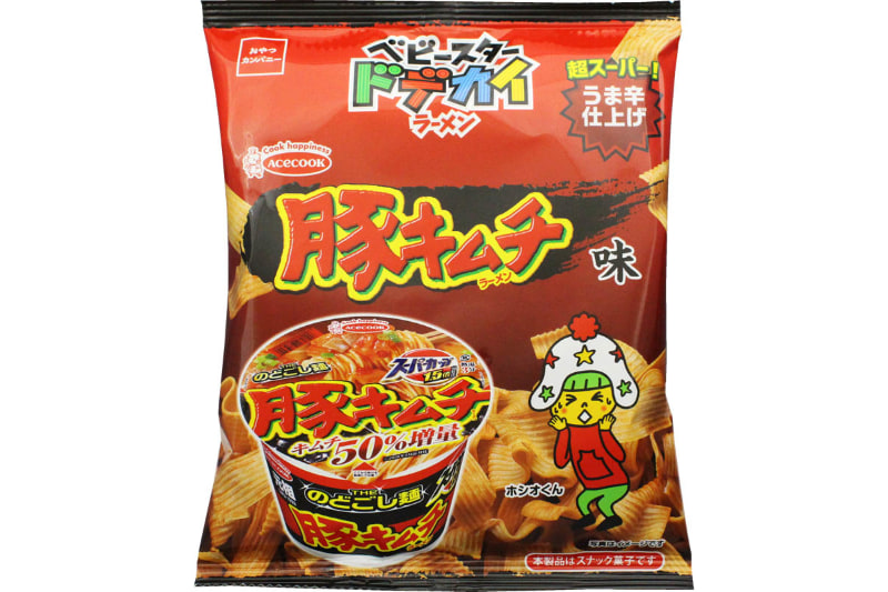 ベビースタードデカイラーメン エースコック 豚キムチ味