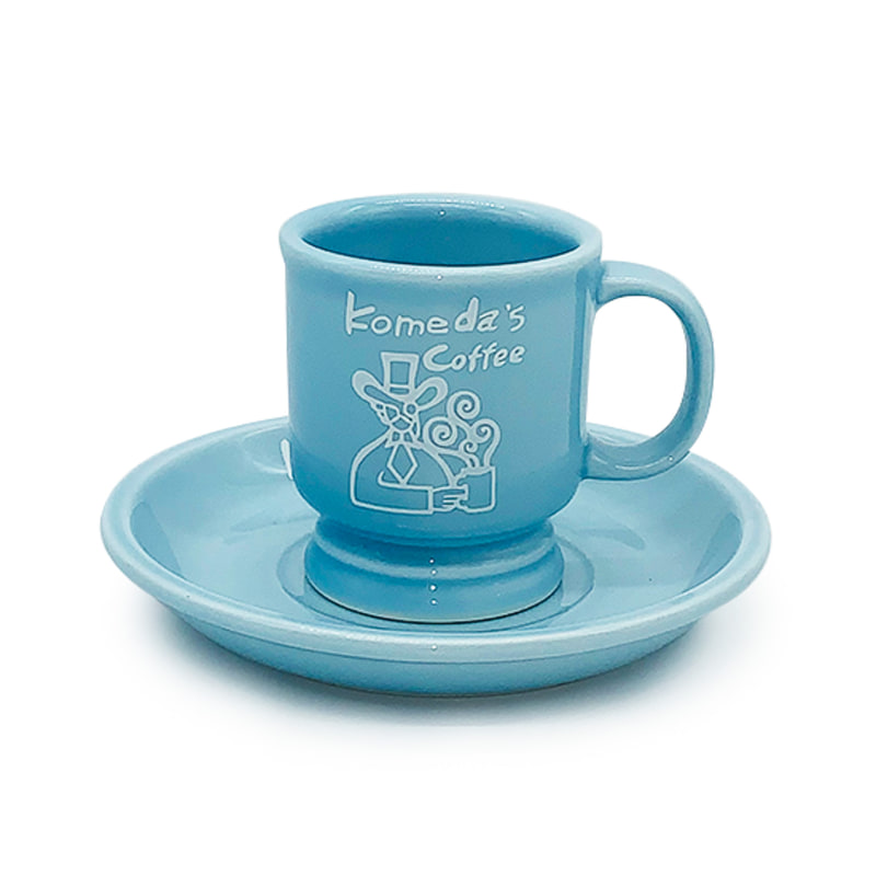 コメダ珈琲店「カップ＆ソーサー限定色」（水色）