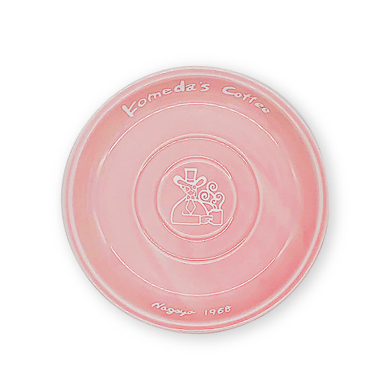 コメダ珈琲店「カップ＆ソーサー限定色」（ピンク）