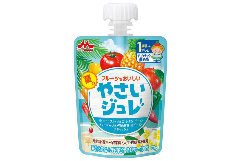 森永乳業「フルーツでおいしい 夏のやさいジュレ」
