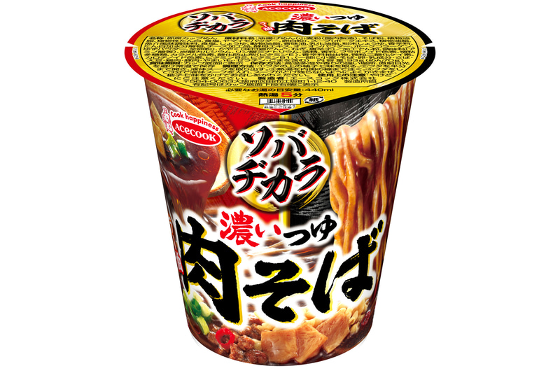 エースコック「ソバヂカラ 濃いつゆラー油肉そば」