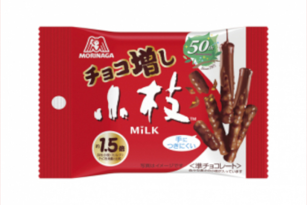 森永製菓「チョコ増し小枝」