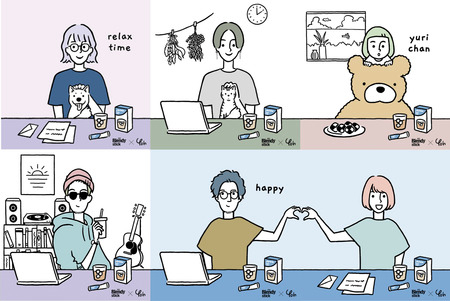 似顔絵サンプル画面イメージ