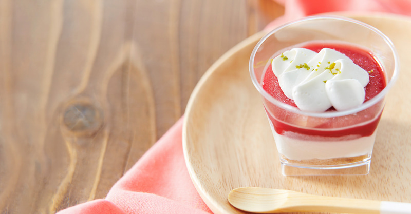 モスバーガー「ひんやりドルチェ カップ 木いちご」