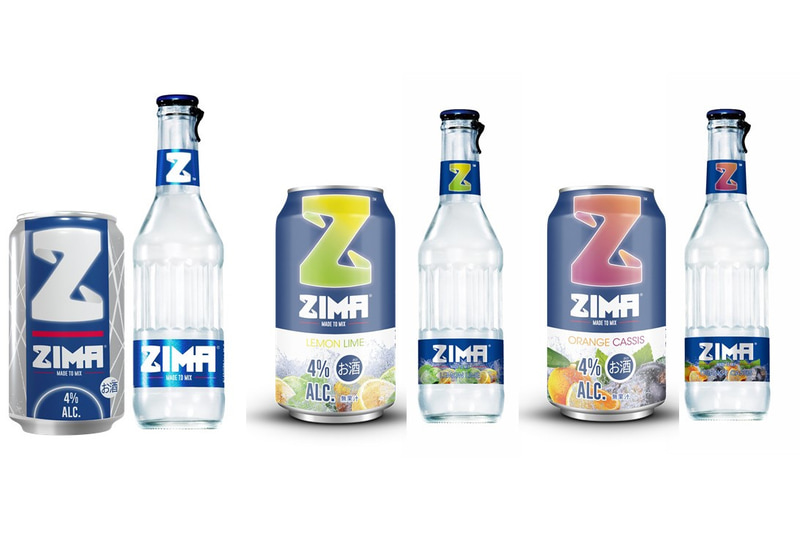 モルソン・クアーズ・ジャパンは「ZIMA」のブランドロゴを刷新した