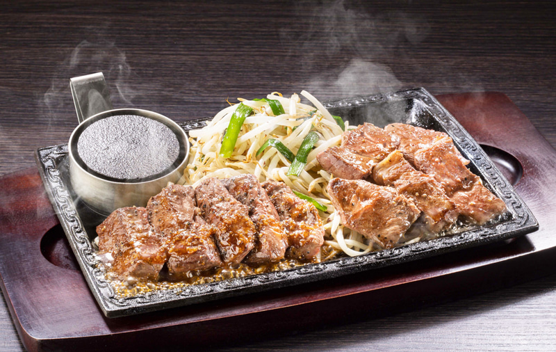 牛ハラミ焼肉（約100g）＆みすじカットステーキ（約100g）