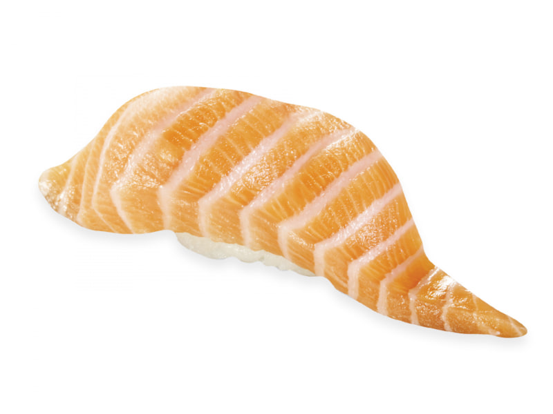 特大切り 生サーモン（一貫）