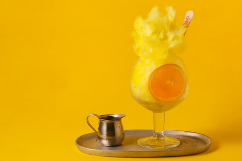 Peanuts Cafe スヌーピーの親友 ウッドストック モチーフのかき氷 グルメ Watch