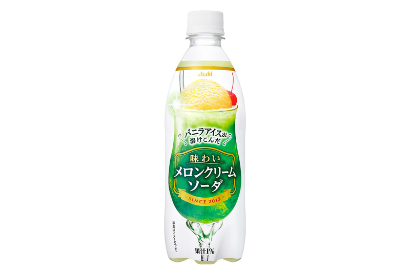 アサヒ飲料「味わいメロンクリームソーダ」