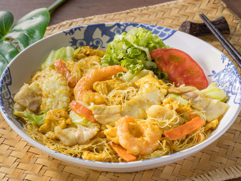 「海鮮台湾カレービーフン」