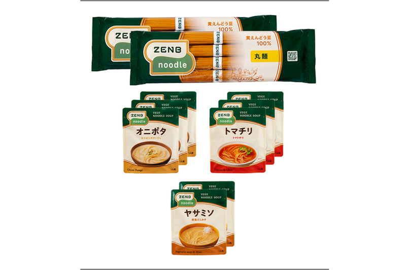 「8食ゼンブヌードル＋8食ベジヌードルスープセット」3168円