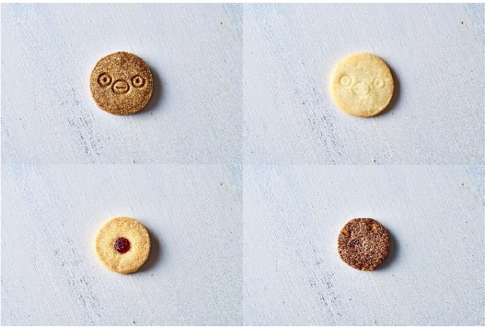 8種の手作りクッキー