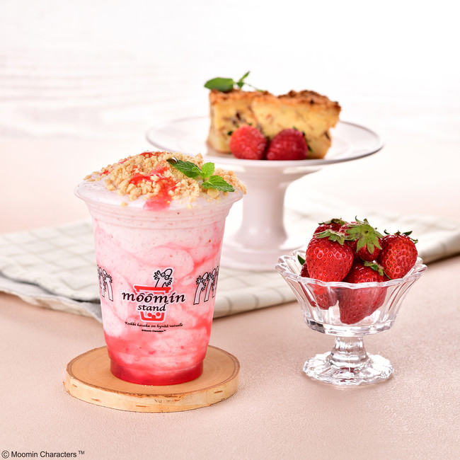 いちごのチーズケーキフラッペ（650円）