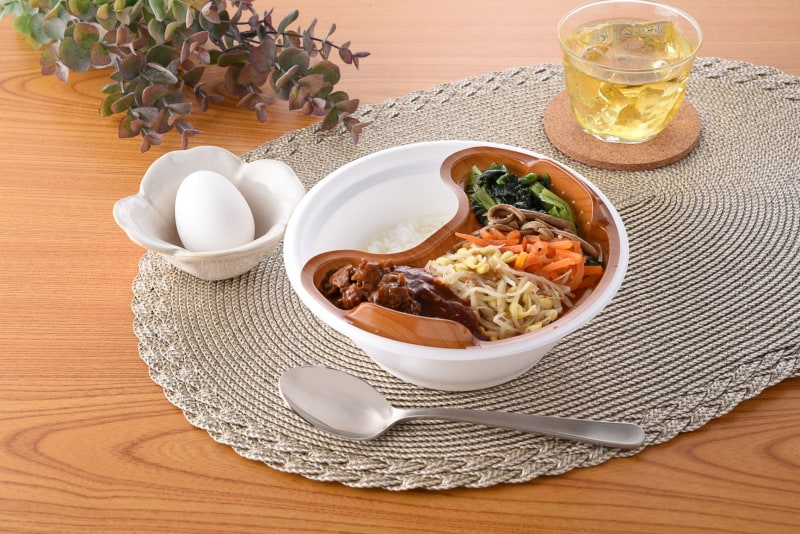 とろーり半熟たまごのビビンバ丼