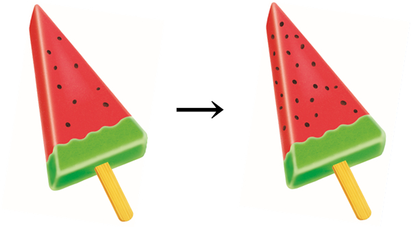 チョコ種増量のイメージ