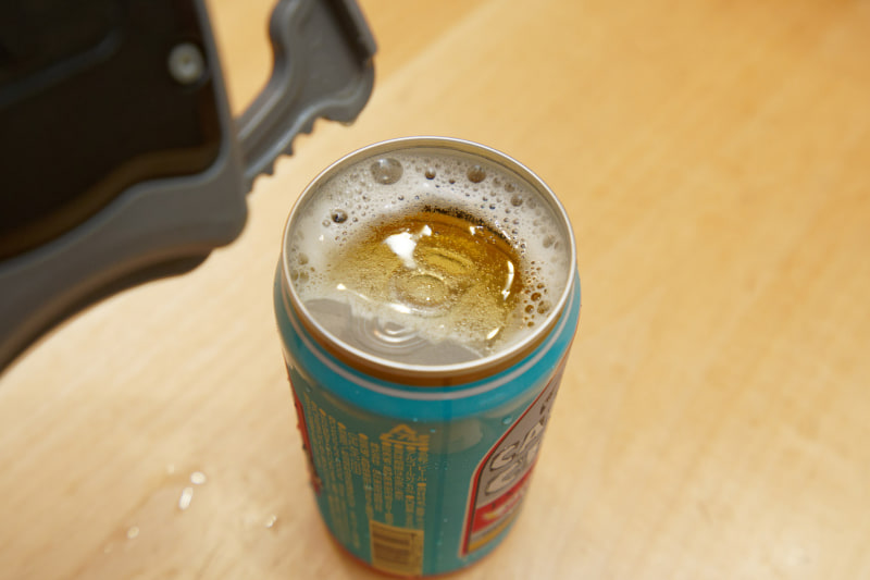 フタ部分は完全に沈んでしまうため、あらかじめアルコールスプレーや除菌シートなどできれいにしておくのがおすすめ