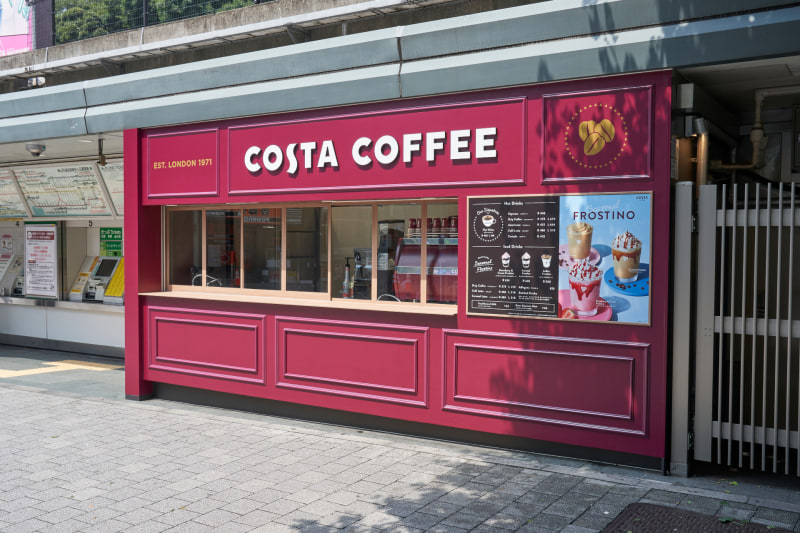 コスタコーヒー 原宿駅店の外観イメージ